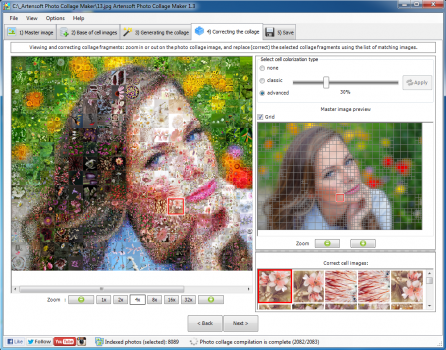 Artensoft Photo Collage Maker Screenshot