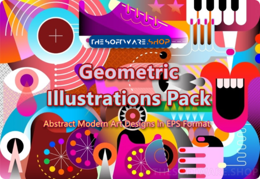 Geometric Illustrations Pack Discount Sale