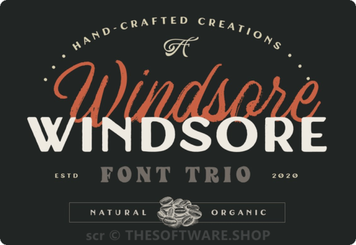 AF Studio Windsore Font Trio download sale