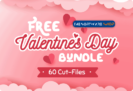 Craft Freebie: The Free Valentine’s Day Bundle –  60 Craft-friendly Designs (Commercial License)